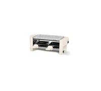 Raclette DOC369C 320 W 2 personnes plaque granit 20x10 cm Crème