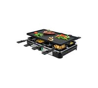 Raclette électrique ADLER AD6616 avec poêle - Plancha sans fumée de style moderne pour 8 personnes 1400W G