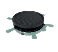 Raclette électrique LITTLE BALANCE 6 personnes 800W plaque grill 30 cm Vert sapin