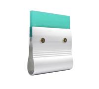 Raclette en Aluminium, Raclette Sérigraphiées avec Poignée en Aluminium pour Sérigraphie, Square-Cut, 10 cm