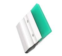 Raclette en caoutchouc avec poignée en aluminium et lame en caoutchouc pour sérigraphie - 15 cm - Lame carrée