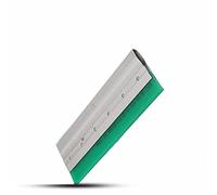 Raclette ergonomique en aluminium avec poignée en aluminium argenté et lame en caoutchouc