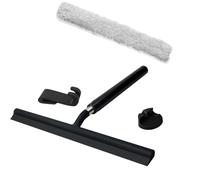 Raclette Extensible en Silicone avec Poignée Télescopique Housses Tissu Et Crochet pour Carrelage Verre Nettoyage Miroir Raclette De De avec Housse Tissu