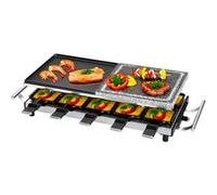 ProfiCook Raclette-gril 2 en 1 PC-RG 1144 – 10 personnes, plaque en pierre & grill, 1700 W