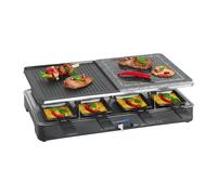 Raclette gril 2en1 8 personnes Clatronic RG 3518 Noir