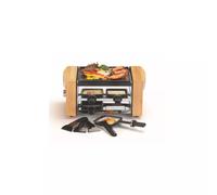 Raclette/Gril 750w Noire Bois KITCHEN CHEF 4 Personnes