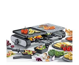 Raclette/Gril électrique 8 personnes 1400 Watt Spring