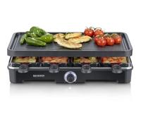 RACLETTE GRILL 1400W TH° 8 PERS REVETEMENT CERAMIQUE SEVERIN - 9670
