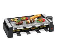 Raclette gril avec pierre chaude 8 personnes Clatronic RG 3678 Noir
