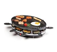 DOMO Appareil à raclette DO9038G – Jusqu'à 8 personnes – Revêtement antiadhésif
