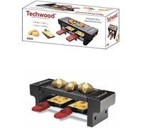Raclette Grill Duo 2 mini poêlons anti adhérents 350W Noire