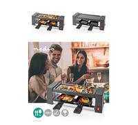 Raclette Grill Duo 2 mini poêlons anti adhérents 400W Noire