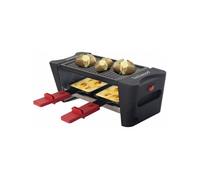 Raclette Grill Duo 2 mini poêlons anti adhérents 450W Noir
