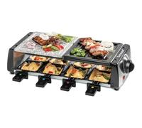 Raclette Grill - Pierre de Cuisson, Noir