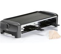 Raclette Grill Plancha 8 personnes 1300 W Noir