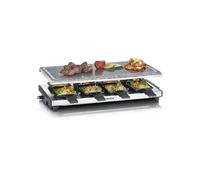 Raclette-grill Severin RG2374 avec pierre naturelle 8 personnes 1500 W Inox