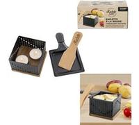 Raclette Individuelle - Cook Concept - à La Bougie - Noir Et Marron