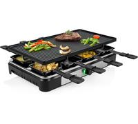 Raclette multifonction 8 personnes 1400?W Noir