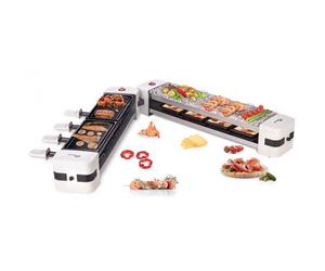 Raclette multifonction Little Balance 8502 1200W 8 personnes Plaques amovibles Noir