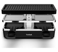 Tefal RE2308 raclette 2 personne(s) 400 W Noir, Argent