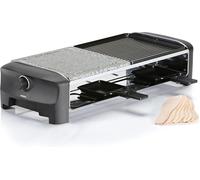 Raclette pierre et plancha 8 personnes 1300 W Noir