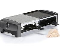 Raclette pierre et plancha 8 personnes 1300 W Noir