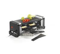 Raclette / pierre /gril Duo noir - KITCHEN CHEF - GR202-350N - 350W - antiadhésive - 2 personnes