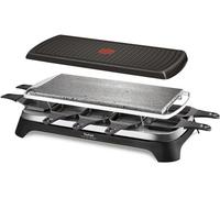 Tefal Inox & Design RE45A8 raclette 10 personne(s) 1350 W Noir, Acier inoxydable