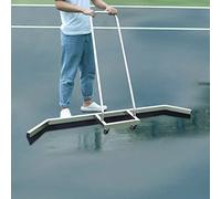 Raclette pour Court de Tennis, 2 en 1 Raclette de Nettoyage Court de Tennis, raclette à Eau en Acier Inoxydable, avec Lame en Mousse EVA 132 * 87cm