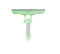 Raclette pour fenêtre, Raclette à vitres, nettoyant for, avec Brosse grattoir, Vaporisateur et Trou de Suspension, Multicolore(Grün)