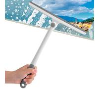 Raclette pour Nettoyage de vitres,Grattoir Polyvalent en Silicone,Outil de Nettoyage pour vitre de Douche | pour Maison, Salle de Bain, Cuisine, Voiture, Camping-Car, Garage, Bureau, Miroir