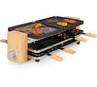 Raclette Princess Pure 8 1300 W Noir & Bambou