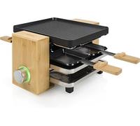 Raclette Pure 4 800 W Noir & Bambou