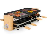Raclette Princess Pure 8 1300 W Noir & Bambou