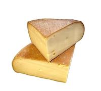 Raclette Savoyarde Fermière Fumée - 1/2 Meule 2,4kg - Fromage Artisanal au Lait Cru de Montagne - Goût Intense et Boisé - Idéale pour Raclette & Plats Gourmands - Fabrication Traditionnelle.