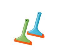 Raclette Silicone pour Vitre,2 PCS Raclette en Verre de Silicone Souple Grattoir en Feutre de Miroir de Douche pour Portes en Verre de Douche Miroirs de Fenêtres Nettoyant pour Vitres de Voiture