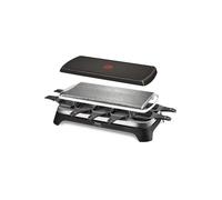 Tefal Inox & Design RE45A8 raclette 10 personne(s) 1350 W Noir, Acier inoxydable