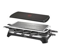 Tefal Inox & Design RE45A8 raclette 10 personne(s) 1350 W Noir, Acier inoxydable