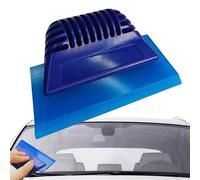 Raclette teintée pour fenêtre - Grattoir teinté - Film multifonction - Bandes en caoutchouc - Outils épais - Poignée ABS antidérapante pour salle de bain, miroir, camping-car, verre, voiture,