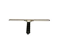 Raclette vitre complète BROSSERIE THOMAS 35 cm éléments démontables inox Manche noir / Cadre argenté