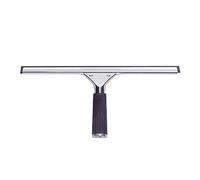 raclette vitre en acier inoxydable avec caoutchouc, taille au choix : 25 cm, 35 cm, 45 cm et 55 cm (25 cm)