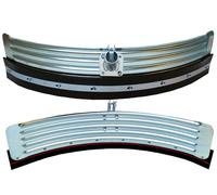RACLEUR DE FUMIER EN CAOUTCHOUC orig., ovale, 76 cm lame semi-circulaire - qualité 1A