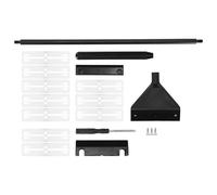 Racloir à Algues en Alliage D'aluminium pour Aquarium (#1) | Lame ABS durable, Poignée réglable, Facile à utiliser, Convient à différents types de réservoirs, 10 lames supplémentaires