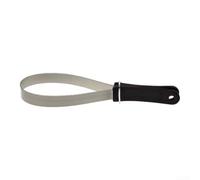 Racloir À Sueur Pour Cheval Acier Inoxydable 30cm Ergonomique | Rust-proof Steel, Removes Loose Hair, Massages Skin, Easy Clean, 30x9.2cm, Red Or Black