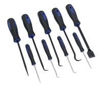 Racloir/crochet et pique lot outil extraction 9pc o anneaux joints douilles fusibles pins etc ... AT478