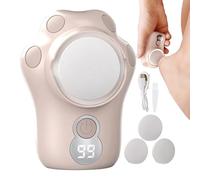 Racloir électrique pour pieds | Grattoir à talons fissurés - Outils de pédicure rechargeables avec guide de lumière LED pour les peaux craquelées en hiver, préparation post-sandale