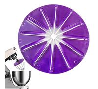 Racloir Fouet Robot - Déflecteur 130g Anti-Projection, Accessoire Mélangeur Vertical | Tête Mélange Anti-Éclaboussures 6-Fils | Outil Cuisine ABS Caoutchouc, Nettoyage Facile Bol Boulangerie Restauran