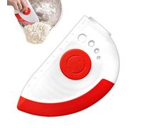 Racloir Pâtisserie - 2PCS Acier Inoxydable Coupe-Pâte Manche Bois | Outil Boulangerie Professionnel | Polyvalent Viennoiserie Pizza Trancheur, Métal Cuisine Lisseur Gâteau, Hachoir Alimentaire Pl