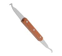 Racloir pour hotte aspirante - Spatule de nettoyage en acier inoxydable | Racloir robuste à double tête pour éliminer les taches d'huile et la saleté des hottes, des robinets et des cuisines