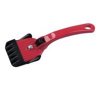 Fackelmann Racloir vitrocéramique 60146 – Plastique et acier inoxydable, Rouge 17,8×2×6,4 cm